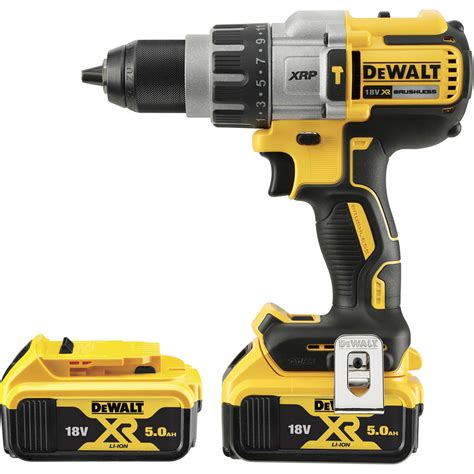 Dewalt Dcd996 18v Xr Cordless Brushless 3 Speed Combi Drill 2 X 50ah