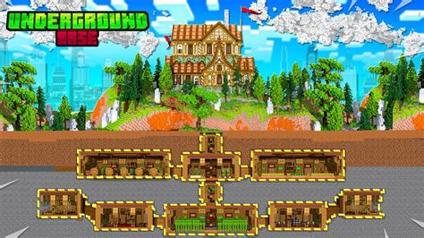 Underground Base by Street Studios (Minecraft Marketplace Map ...