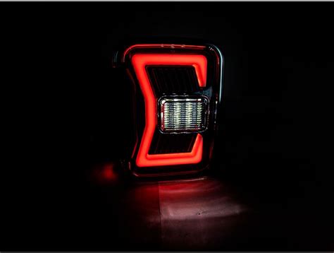 Winjet Renegade Sequential Red And Black LED Tail Lights CTRNG0668 BR