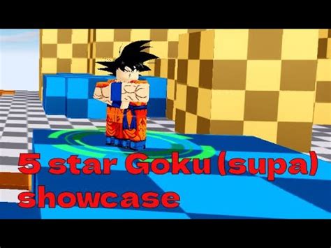 Star Goku Supa Showcase All Star Tower Defense Roblox Youtube