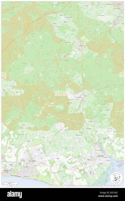 Map Of Brockenhurst Cut Out Stock Images And Pictures Alamy