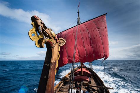 El Draken Harald Hårfagre Un Drakkar Vikingo Del Siglo Xxi Va De Barcos