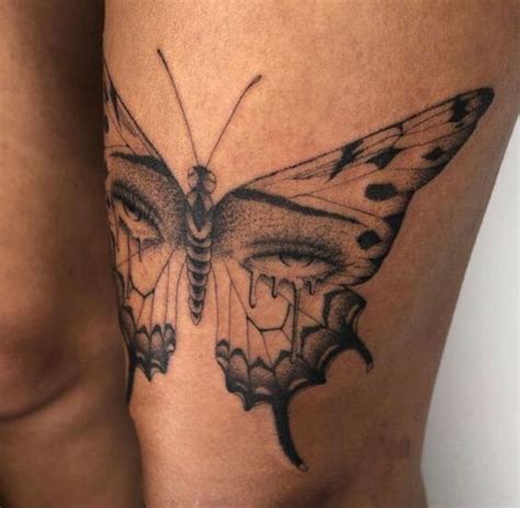 17 Ideas Butterfly Tattoo Thigh Ideas For Men Timeless Ink Inspiration