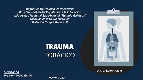 Trauma Torácico Wismar Udocz