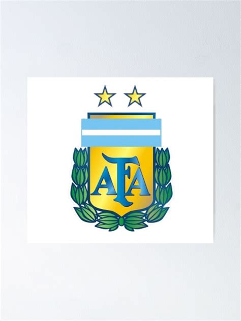 Argentina Fc Logo Poster For Sale By Bossrgraphics Redbubble