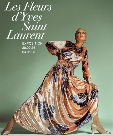 Exposition Les Fleurs d Yves Saint Laurent à Paris du 20 septembre 2024