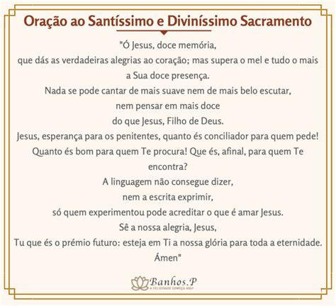 4 Oração diante do Santíssimo Sacramento Muito Fortes