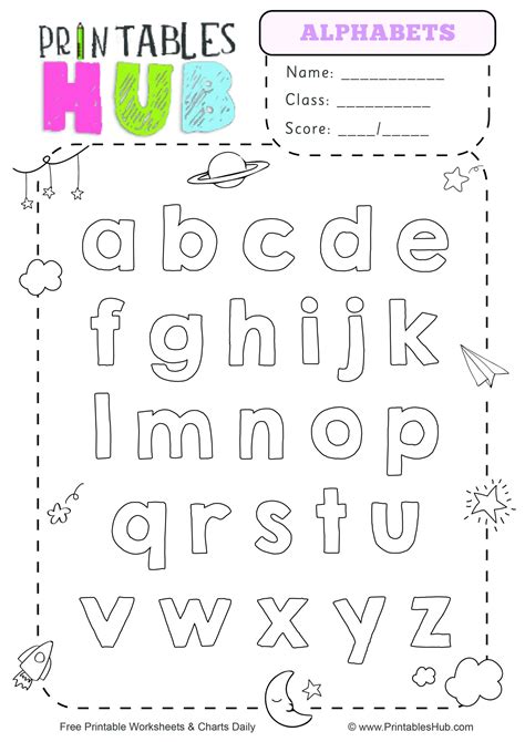 Upper Case Lower Case Alphabet