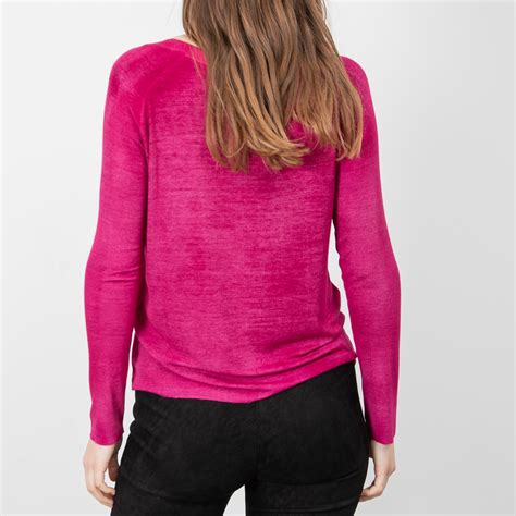 Clematis Ribbed Modal V Neck Longsleeve Wolfensson