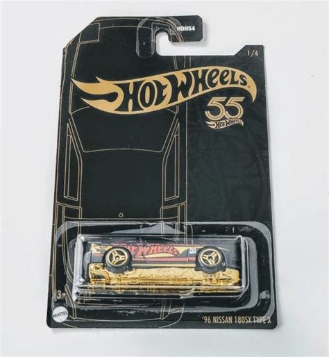 Hot Wheels 2023 55th Anniversary Pearl And Chrome 1 Of 6 1996 Nissan