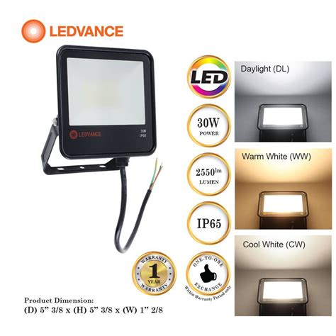 Osram Ledvance Led W W Floodlight Ip Sport Light Shopee Malaysia