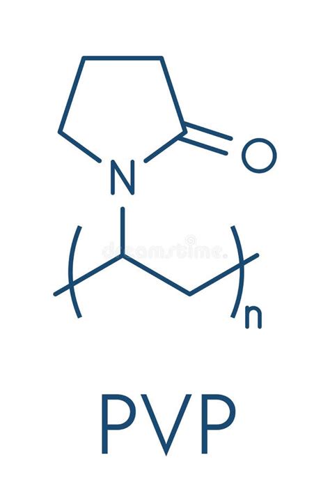 Structure Chimique Polymeres Polyvidone Pvp Povidone