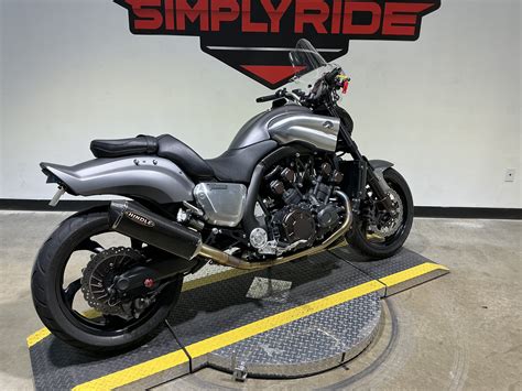 Used 2014 Yamaha VMAX Matte Gray Motorcycles For Sale in Eden Prairie