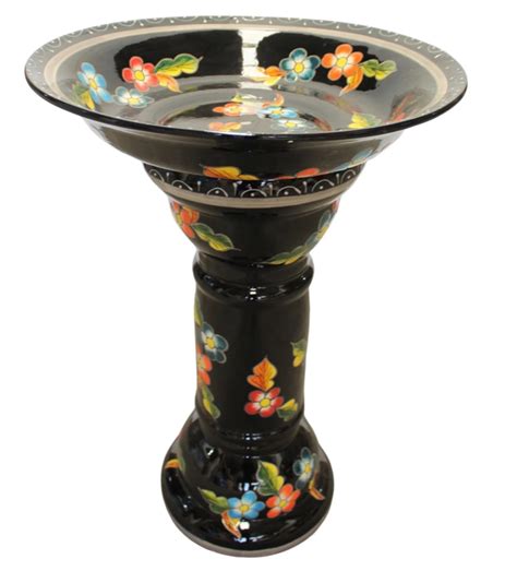 Mexican Talavera Fountain Floral Azul – Casa Castillo