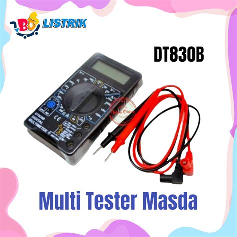 Multitester Digital Masda Dt B Avometer Digital Multimeter