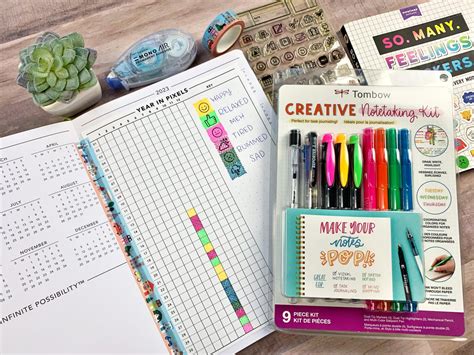 Five Passion Planner Printables To Use With The Creative Notetaking Kit Tombow Usa Blog