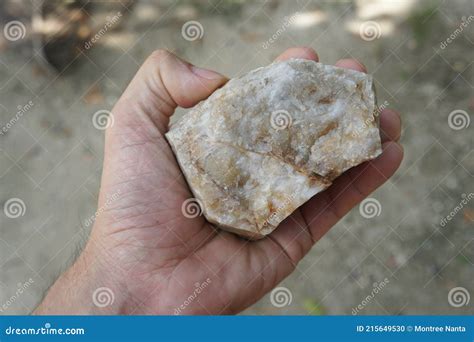 Big Quartzite Is A Nonfoliated Metamorphic Rock Isolated On White