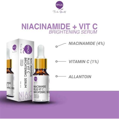 Jual Pipiqiu Niacinamide Plus Vit C Brightening Serum 20ml Shopee