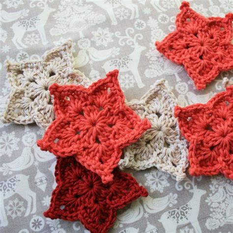 Free Crochet Star Pattern Woolnhook By Leonie Morgan Crochet Star