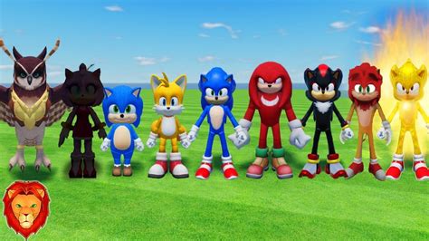 Como Transformarse En Todos Los Personajes De Sonic 3 La Pelicula En Roblox Sonic 3 Leon