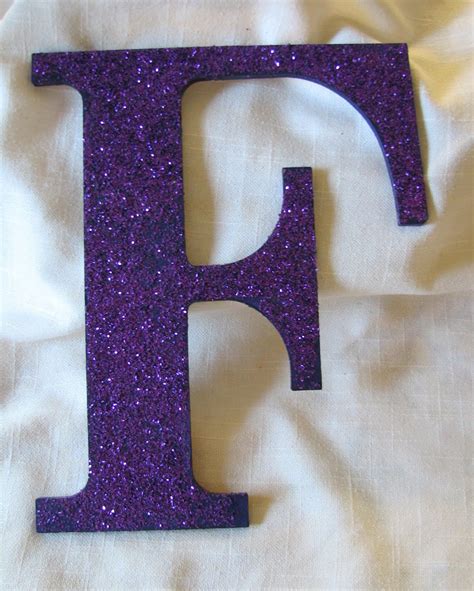 wrens nest glitter letters
