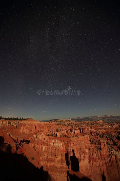 Bryce Canyon National Park at Night, Utah, USA Stock Photo - Image of sandstone, famous: 162684932