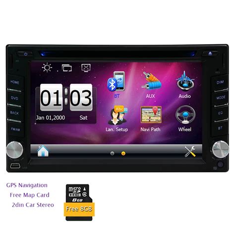 Universal Car Radio Double 2 Din Car DVD Player GPS Navigation In Dash