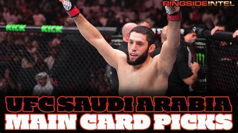 UFC Saudi Arabia Main Card Picks: Will Robert Whittaker Get Upset In ...