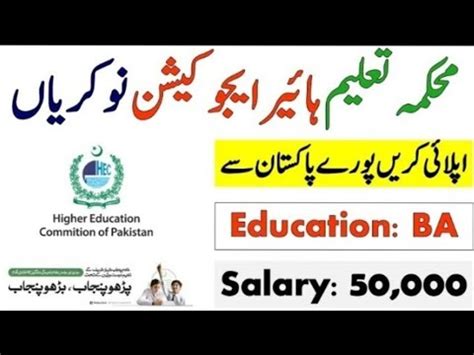 Hec Jobs Education Department Jobs Apply Now Youtube