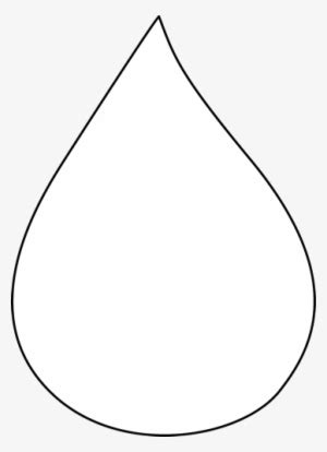 Black And White Raindrop Clipart