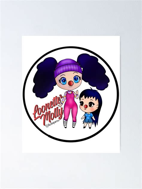 "Loonette The Clown and Molly " Poster for Sale by TeeABC | Redbubble