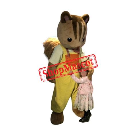 Friendly Lightweight Squirrel Mascot Costume