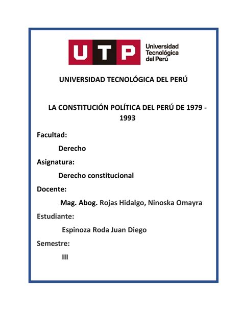 Actividad Jur Dica Tarea Universidad Tecnolgica Del Per La