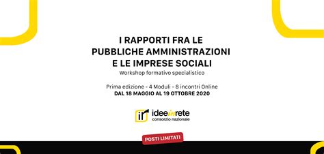 Workshop Formativo I Rapporti Tra Le Pubbliche Amministrazioni E Le