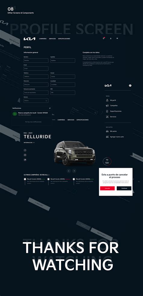 KIA - Dashboard on Behance