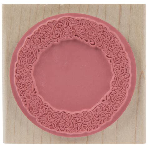 Ornate Circle Rubber Stamp Hobby Lobby