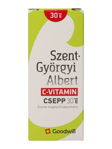 Szent Gy Rgyi Albert C Vitamin Csepp Ml