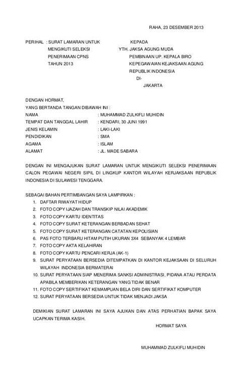 Detail Contoh Cv Pns Koleksi Nomer