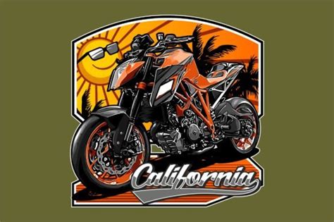 Naked Bike Sun Background Graphic By Jellybox999 Creative Fabrica