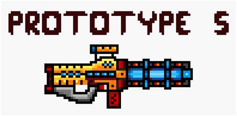 Pixel Gun Prototype S, HD Png Download - kindpng