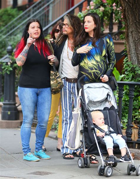 Liv Tyler and Steven Tyler - Walks in the West Village in New York 6/23/2016