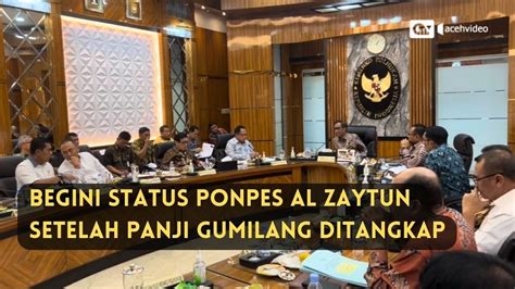 Menag Dan Gubernur Jabar Ditugaskan Dampingi Ponpes Al Zaytun Youtube