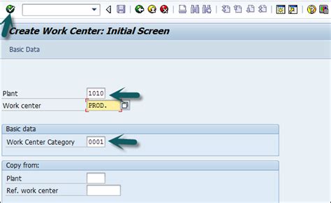 Sap Pp Work Center