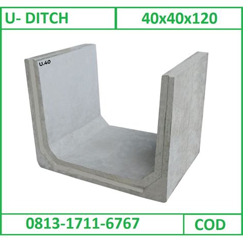 Jual U Ditch Beton X X Precast Saluran Air Kota Bogor Pt