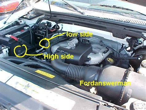 Ford F Ac Recharge Port Location