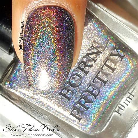 Style Those Nails: Born Pretty Holographic Nail Polish H001 Swatches ...