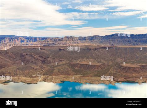 aerial view of grand canyon and lake mead Stock Photo - Alamy