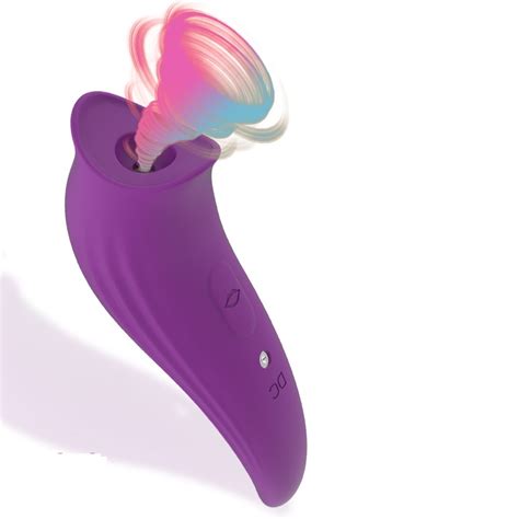 Women Toy With Tongue Licking Vibrator Toyg Spot Clitoral Nipple Stimulator With Multiple