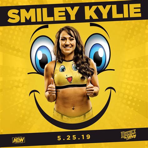 ‘smiley Kylie Rae Official Aew Double Or Nothing” Poster Rsquaredcircle