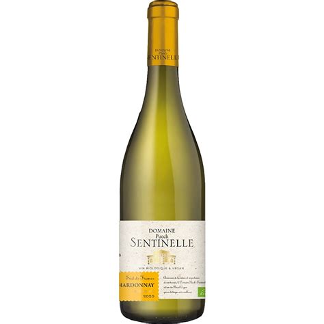 Buy Domaine Puech Sentinelle Chardonnay Pays D Oc Igp Organic